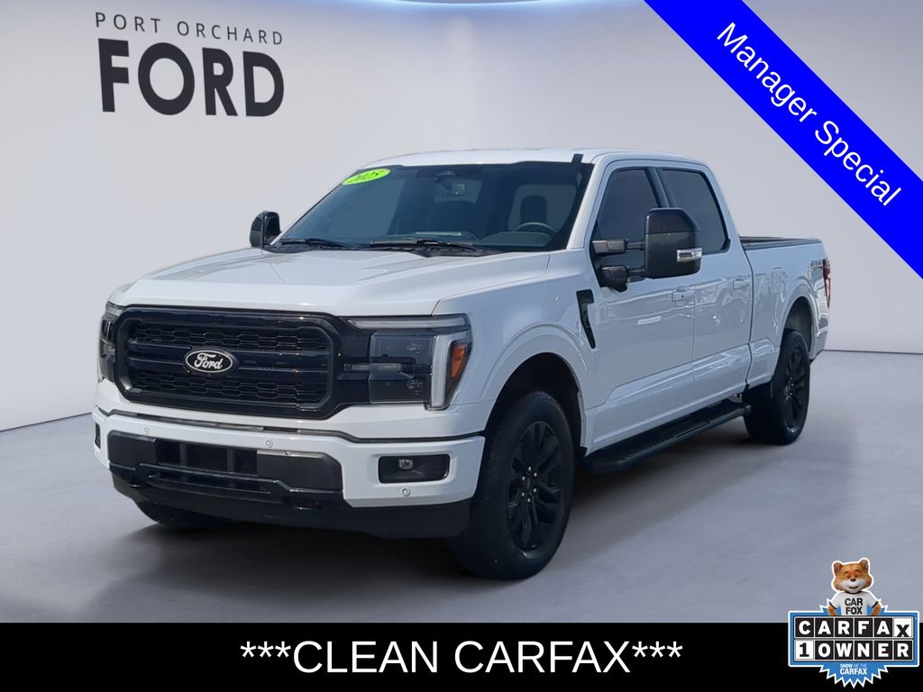 Oxford White 2025 Ford F-150 Pickup Truck Four-Wheel Drive Automatic