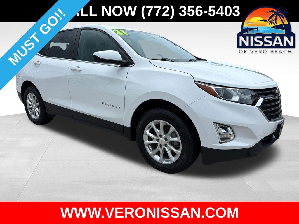 Summit White 2021 Chevrolet Equinox SUV / Crossover Four-Wheel Drive 6-Speed Automatic Overdrive