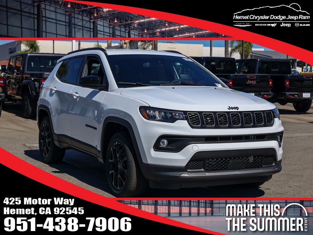 Bright White Clearcoat 2026 Jeep Compass SUV / Crossover Four-Wheel Drive 8-Speed Automatic