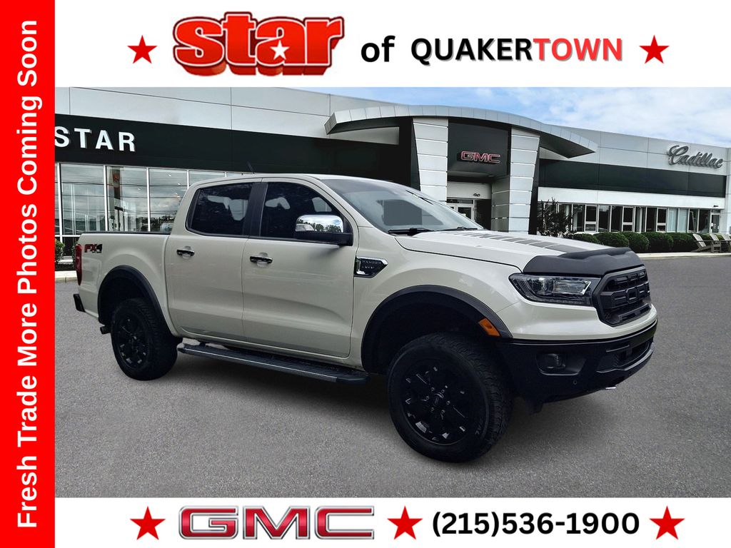 White Platinum Clearcoat 2019 Ford Ranger Pickup Truck Four-Wheel Drive Automatic