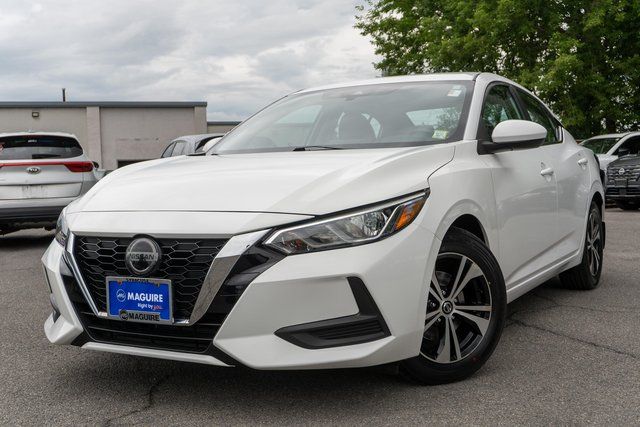 White (Fresh Powder) 2023 Nissan Sentra Sedan Front-Wheel Drive Continuously Variable Transmission