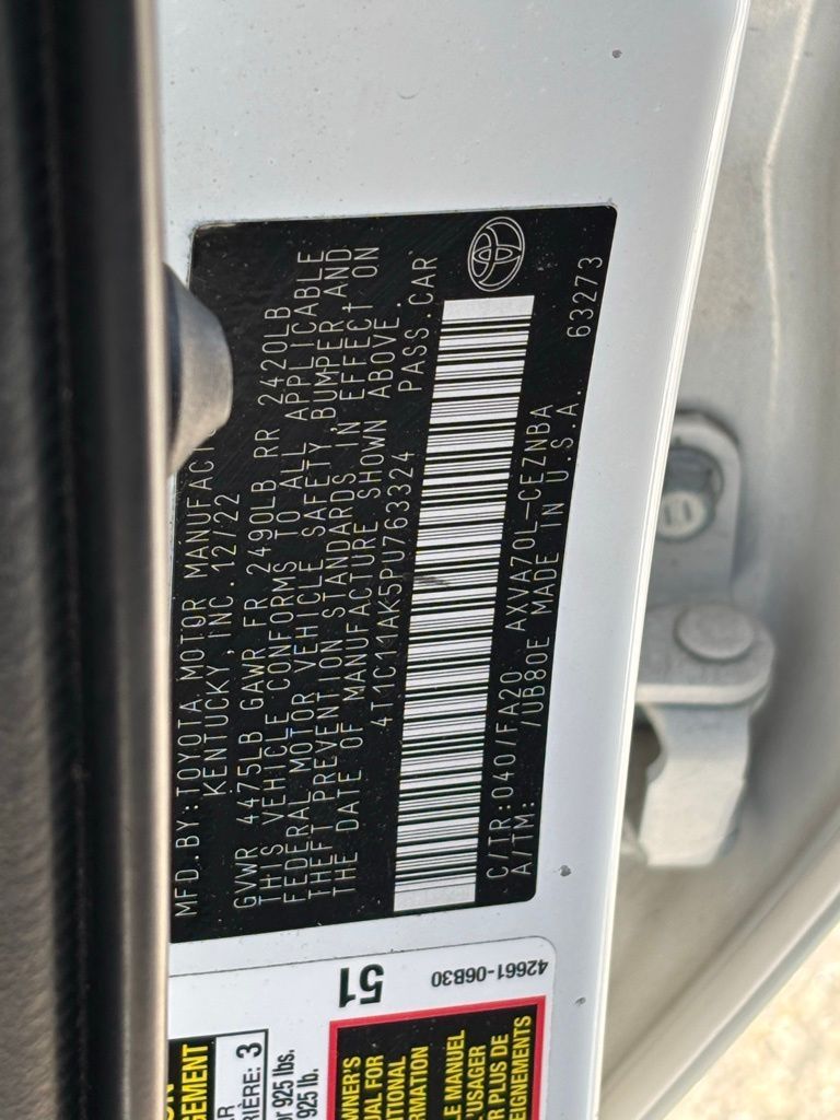 2023 Toyota Camry LE photo