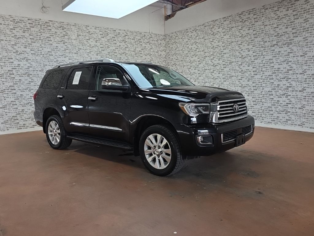 Midnight Black Metallic 2021 Toyota Sequoia Platinum 4WD SUV / Crossover Four-Wheel Drive 6-Speed Automatic
