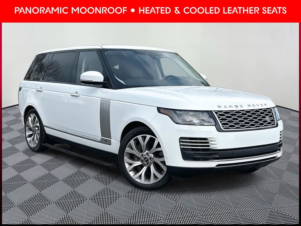 White 2019 Land Rover Range Rover V8 Autobiography LWB 4WD SUV / Crossover All-Wheel Drive 8-Speed Automatic
