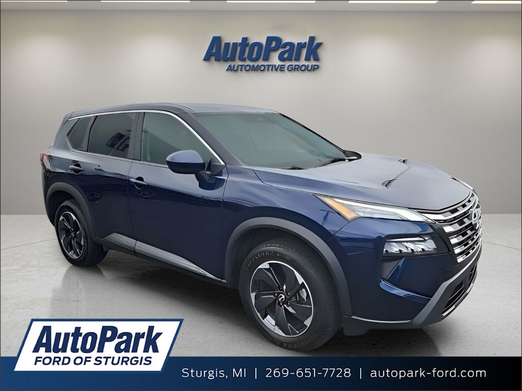 Deep Ocean Blue Pearl 2024 Nissan Rogue SUV / Crossover All-Wheel Drive Continuously Variable Transmission