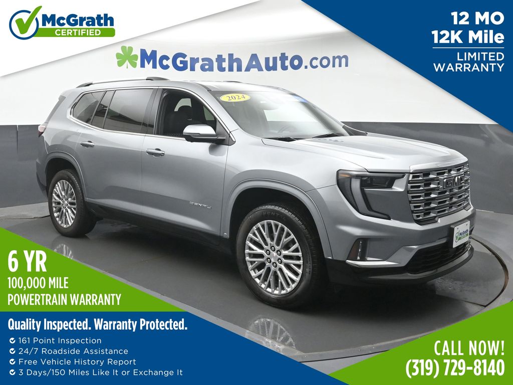 Sterling Metallic 2024 GMC Acadia SUV / Crossover Four-Wheel Drive 8-Speed Automatic