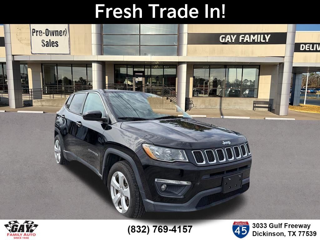 Diamond Black 2018 Jeep Compass SUV / Crossover Front-Wheel Drive 6-Speed Automatic