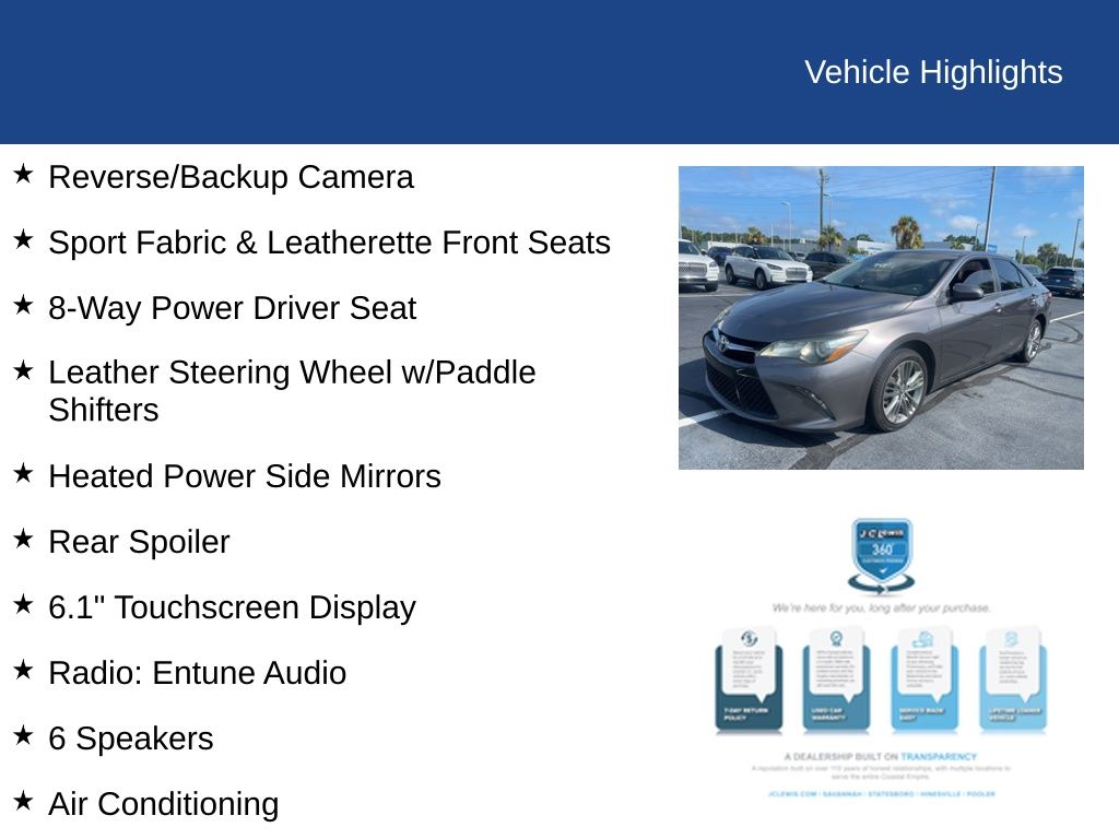 2017 Toyota Camry SE
