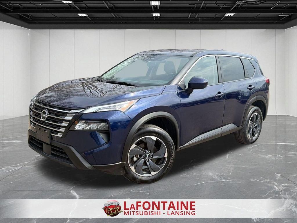 Deep Ocean Blue 2025 Nissan Rogue SV AWD SUV / Crossover All-Wheel Drive Continuously Variable Transmission