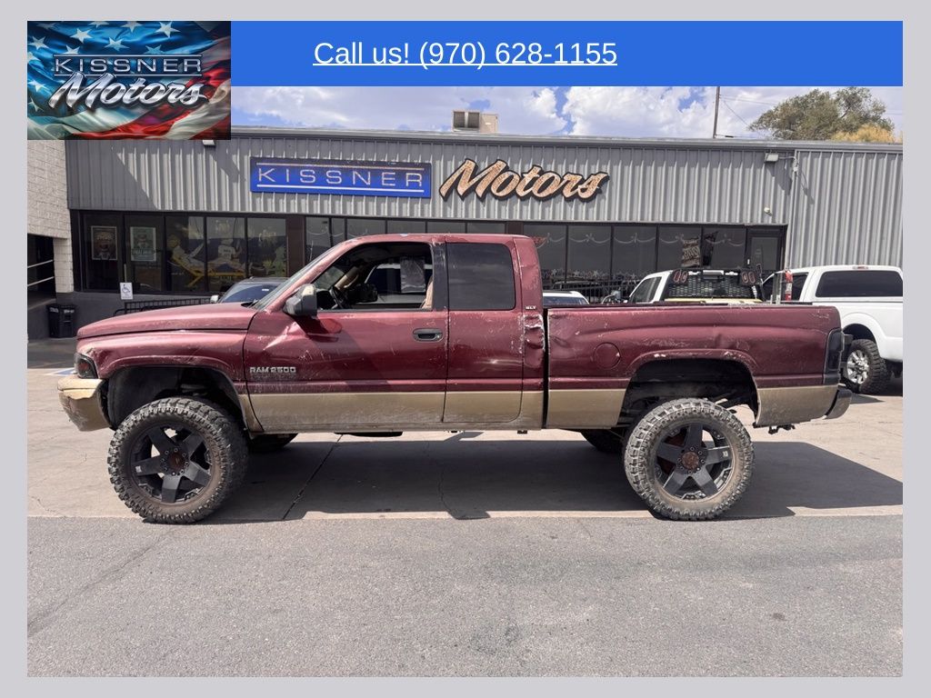 Red 2001 Dodge RAM 2500 Pickup Truck  