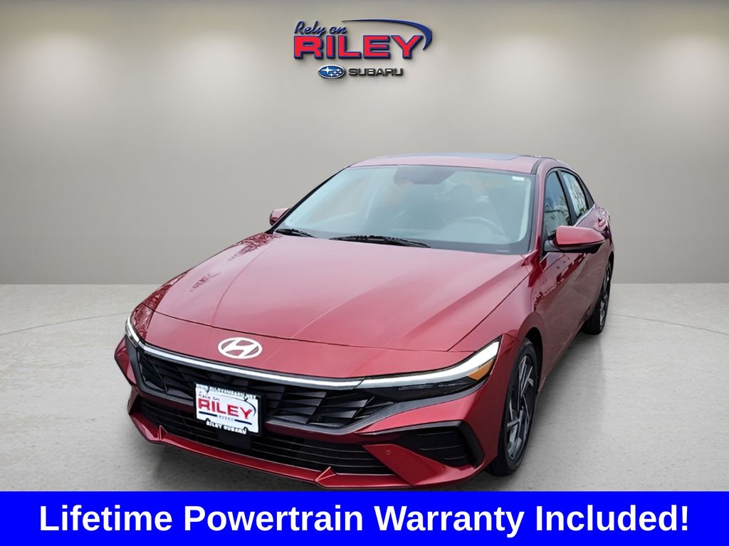 Ultimate Red 2024 Hyundai Elantra Limited FWD Sedan Front-Wheel Drive Continuously Variable Transmission