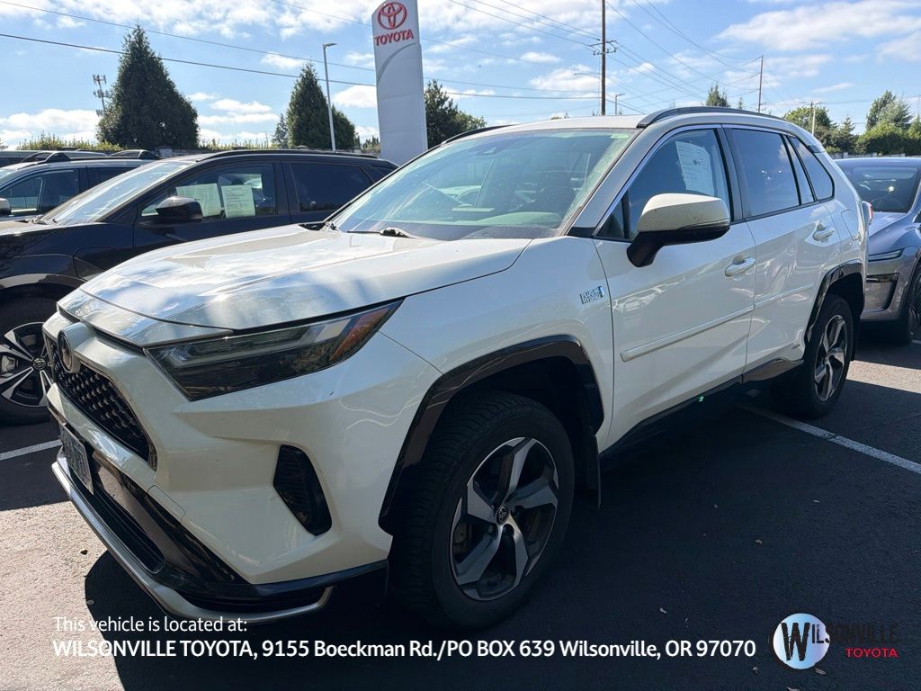 White 2022 Toyota RAV4 Prime SUV / Crossover All-Wheel Drive Continuously Variable Transmission
