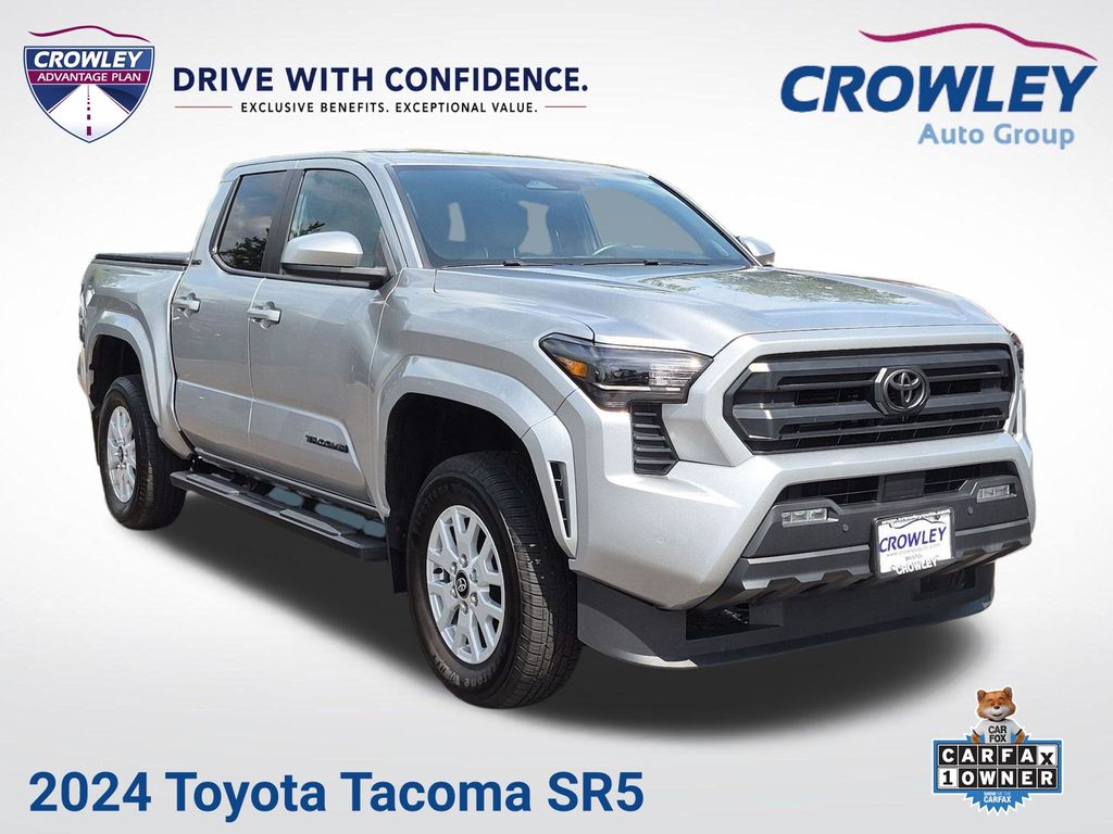 Celestial Silver Metallic 2024 Toyota Tacoma Pickup Truck Four-Wheel Drive 8-Speed Automatic