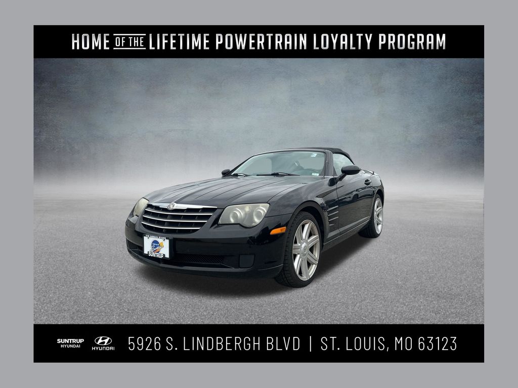 Black 2005 Chrysler Crossfire Convertible Rear-Wheel Drive 6-Speed Manual