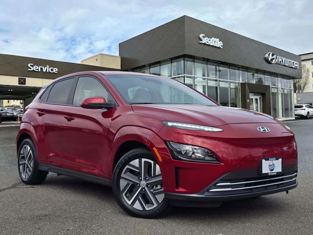 Ultimate Red 2023 Hyundai Kona Electric SUV / Crossover Front-Wheel Drive 1-Speed Automatic
