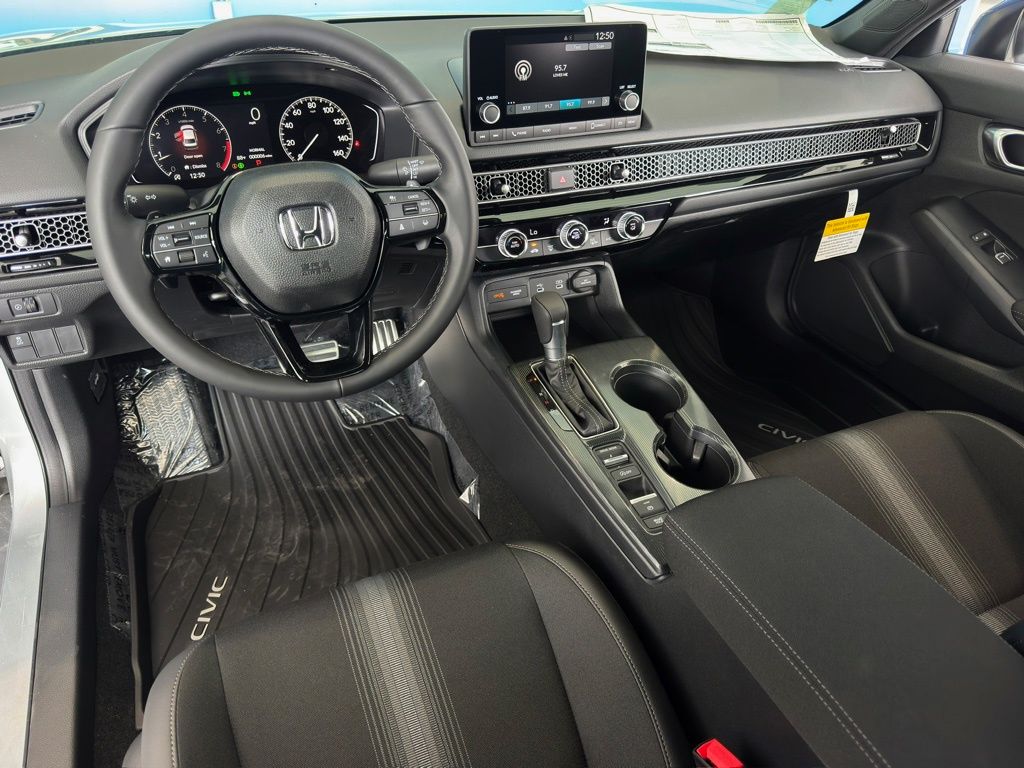 2026 Honda Civic Sport Silver at Classic Honda Galveston
