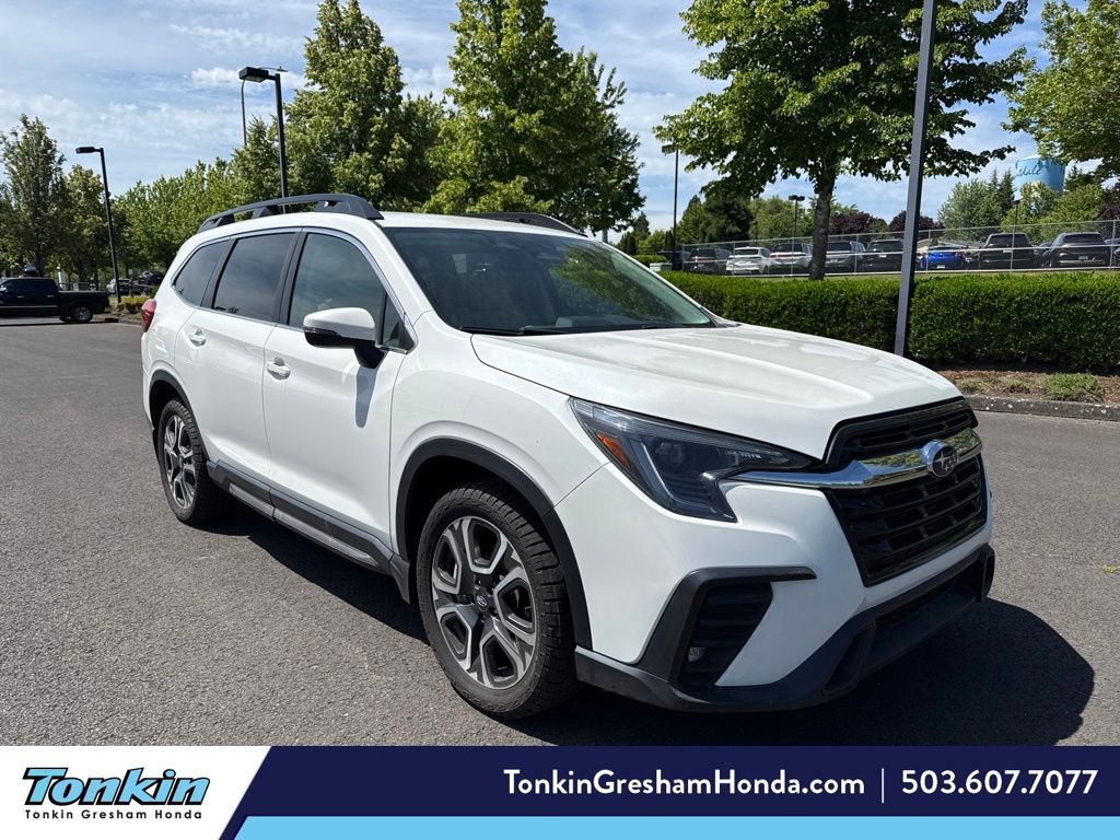 Crystal White Pearl 2023 Subaru Ascent SUV / Crossover All-Wheel Drive Continuously Variable Transmission