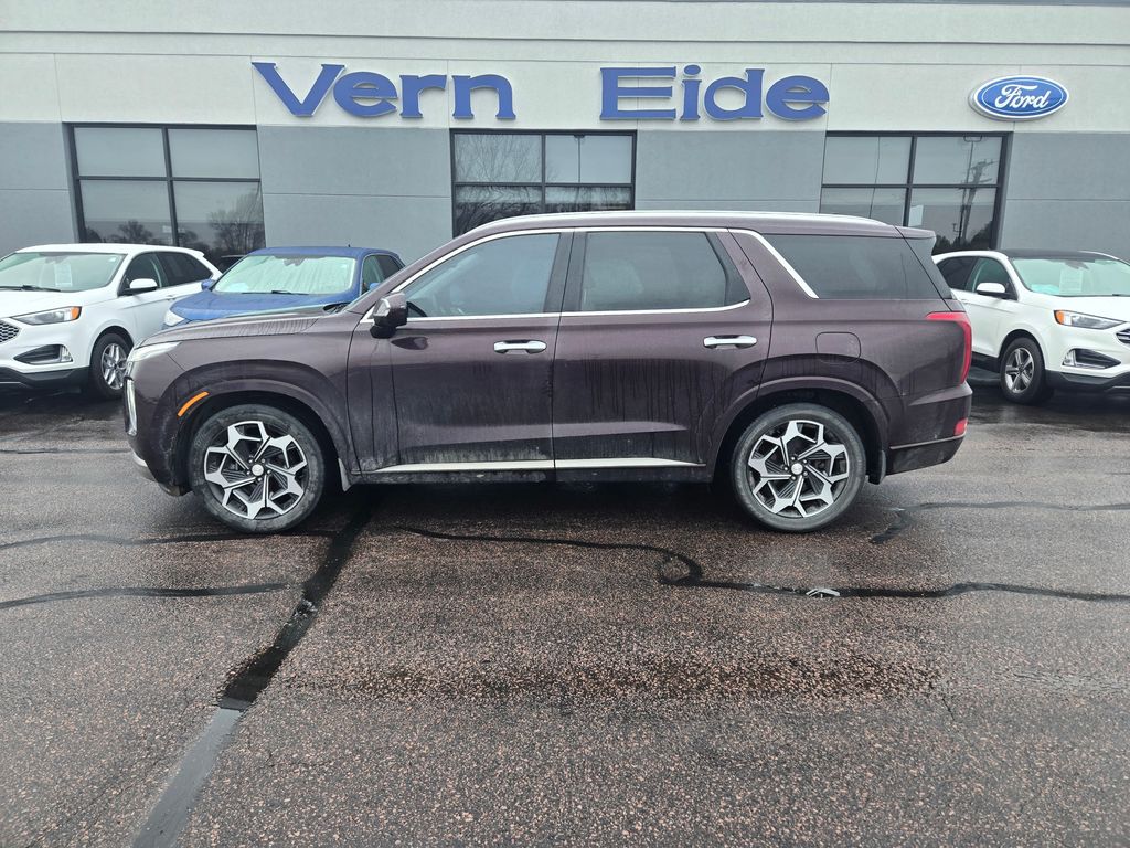 Red (Sierra Burgundy) 2022 Hyundai Palisade Calligraphy AWD SUV / Crossover All-Wheel Drive 8-Speed Automatic