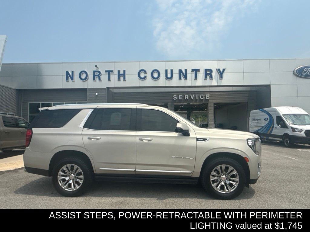 Brown (Pearl Beige Metallic) 2021 GMC Yukon SUV / Crossover Four-Wheel Drive