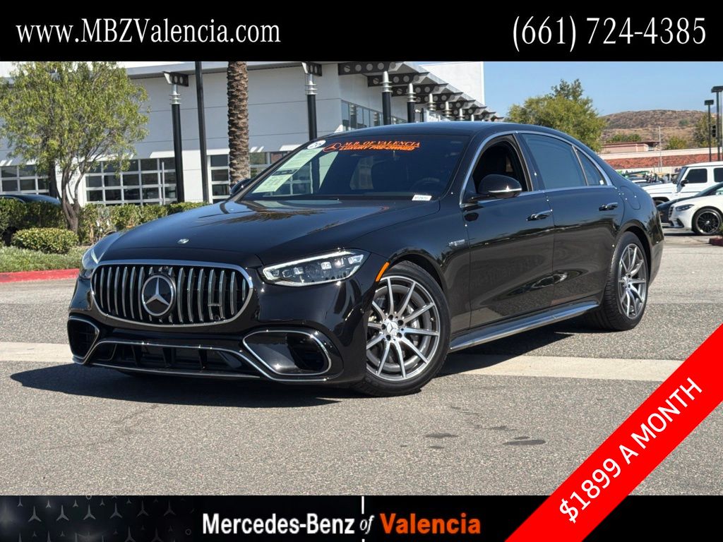 Obsidian Black Metallic 2026 Mercedes-Benz S-Class Sedan All-Wheel Drive 9-Speed Automatic