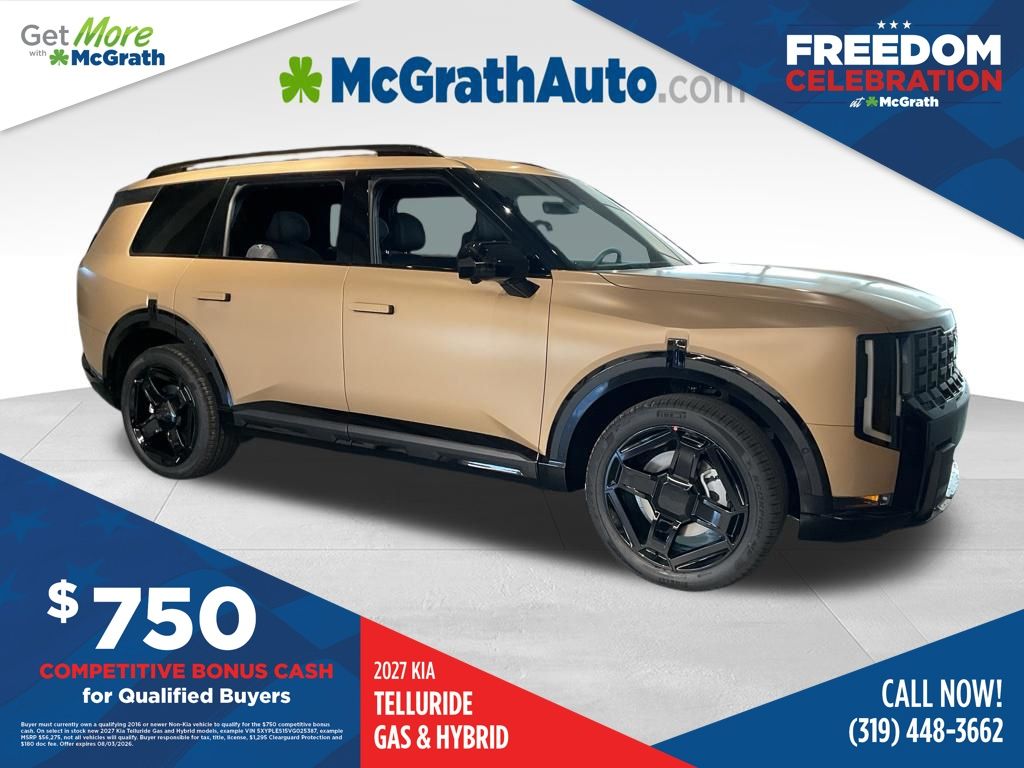 Terrain Brown Matte 2027 Kia Telluride SUV / Crossover All-Wheel Drive 8-Speed Automatic