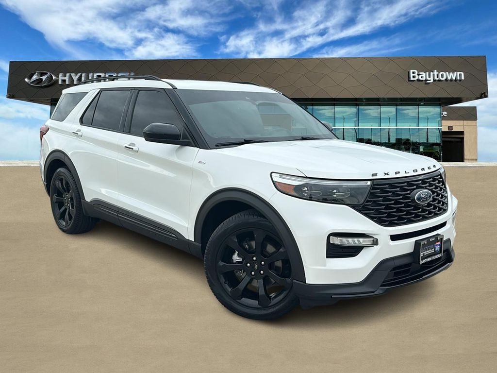 2024 Ford Explorer ST-Line White at DeMontrond Auto Country