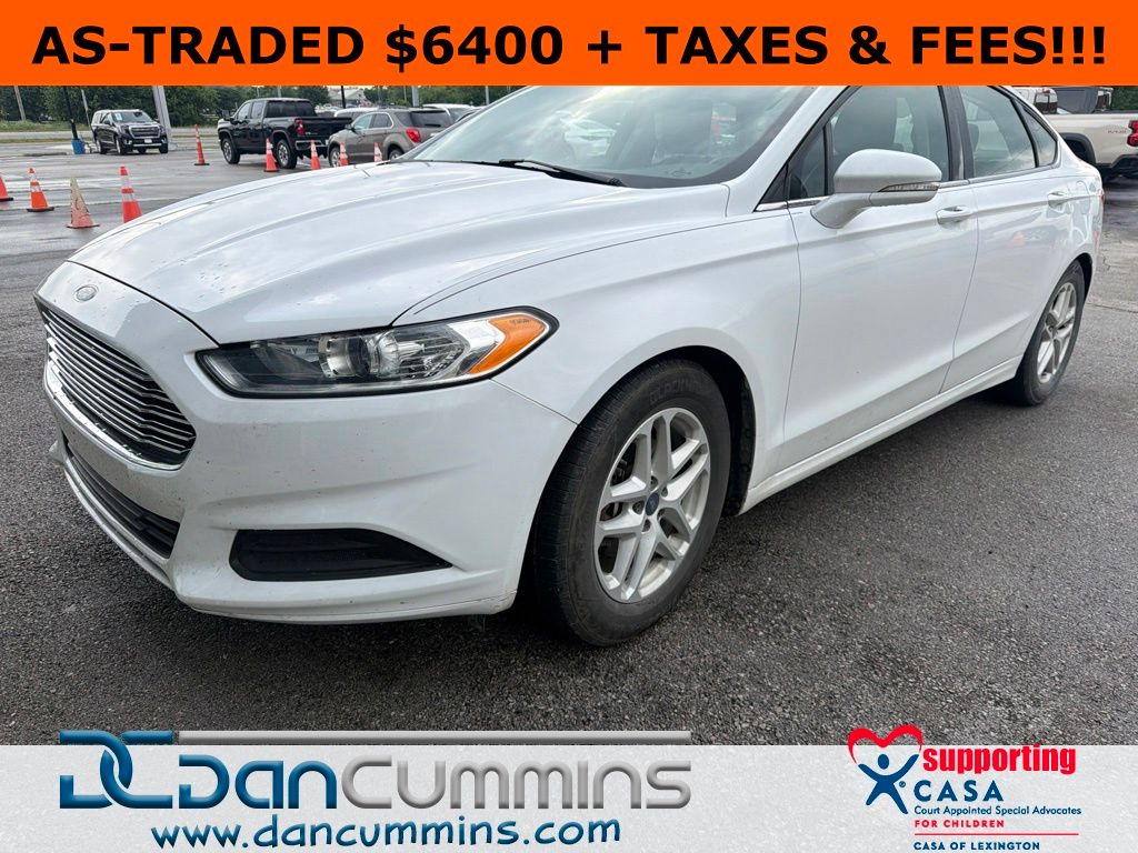 Oxford White 2014 Ford Fusion Sedan Front-Wheel Drive 6-Speed Automatic