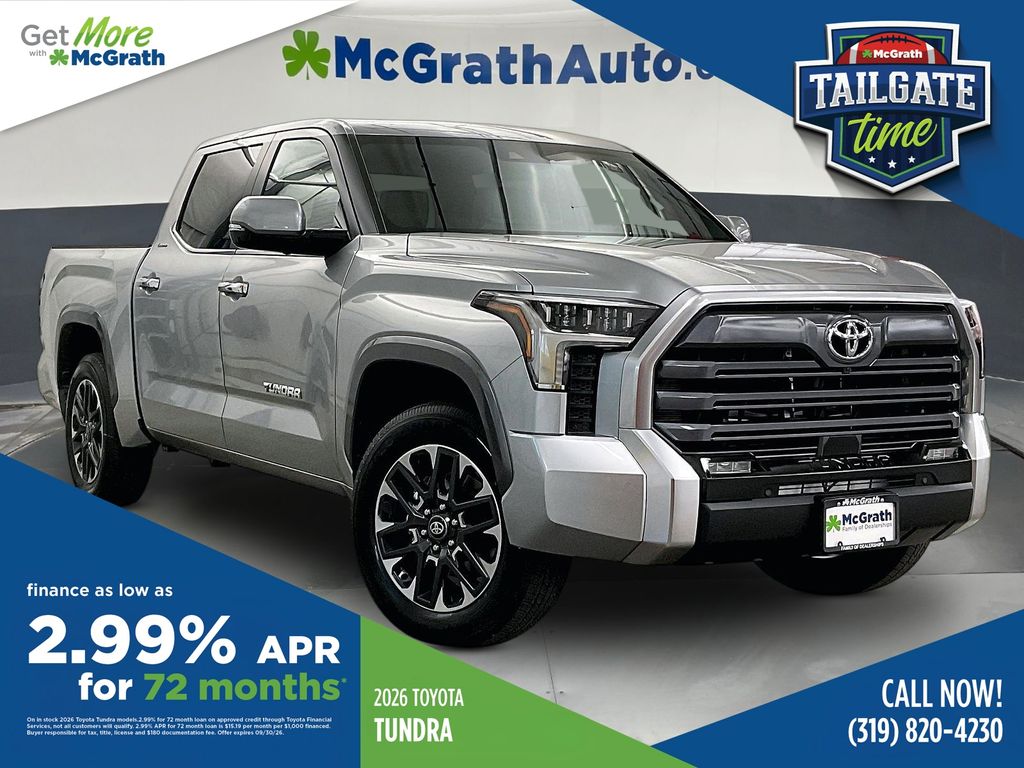 Celestial Silver Metallic 2026 Toyota Tundra Pickup Truck Four-Wheel Drive Automatic