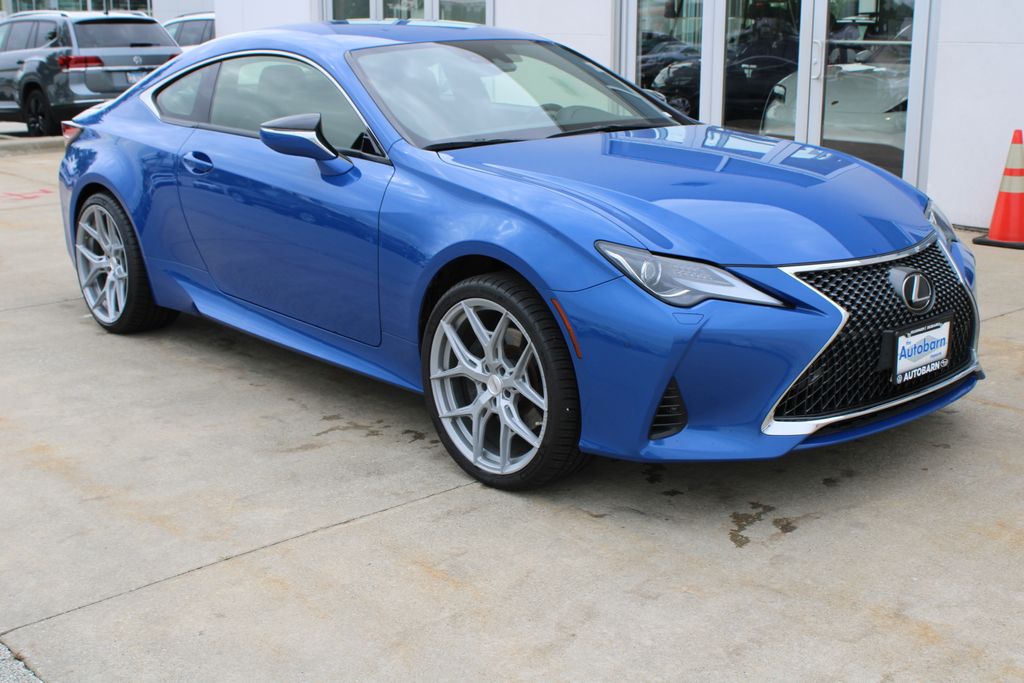 Blue 2022 Lexus RC Coupe All-Wheel Drive 6-Speed Automatic