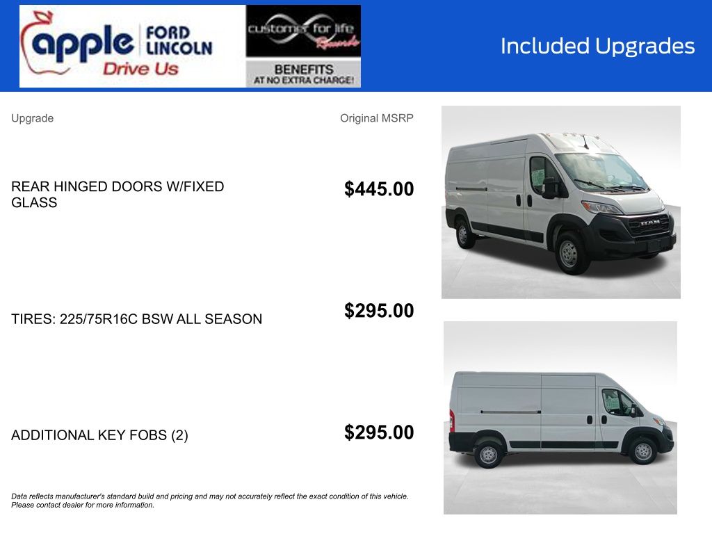 2023 Ram ProMaster 2500 Cargo Van High Roof 159" WB