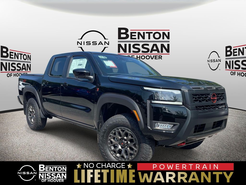 Super Black 2026 Nissan Frontier Pickup Truck Four-Wheel Drive 9-Speed Automatic Overdrive