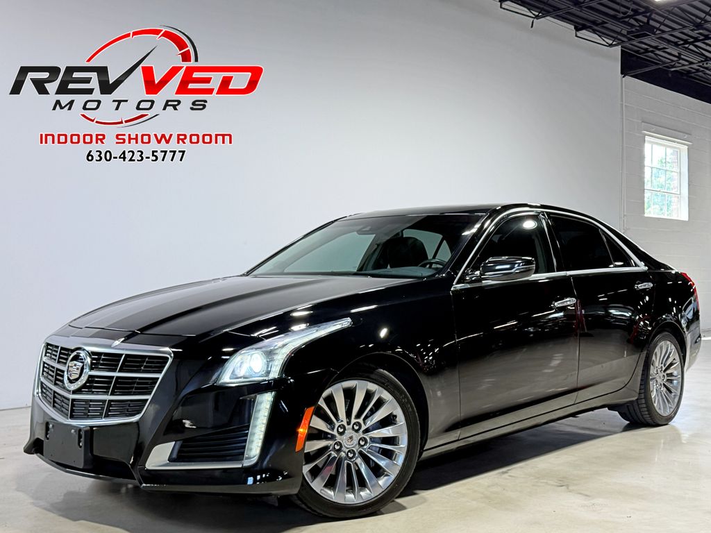 Black Raven 2014 Cadillac CTS Sedan All-Wheel Drive 6-Speed Automatic