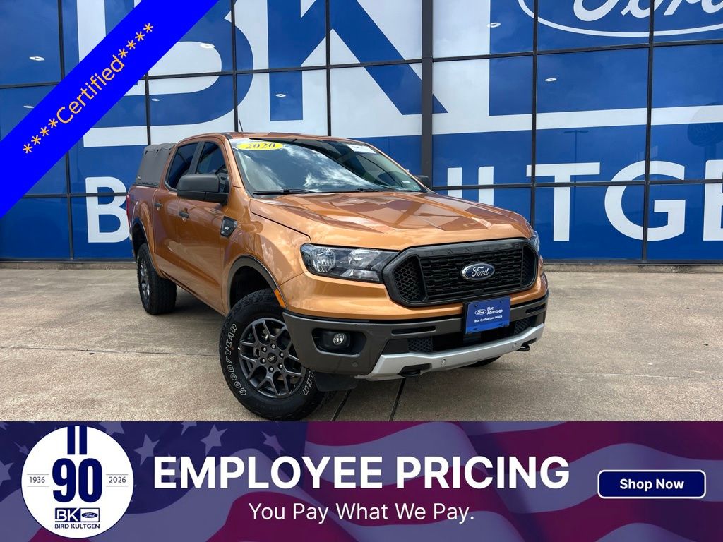 Saber Metallic 2020 Ford Ranger Pickup Truck Four-Wheel Drive Automatic