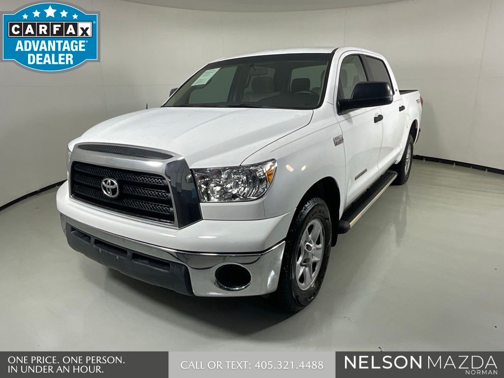 White 2007 Toyota Tundra Pickup Truck Rear-Wheel Drive 6-Speed Automatic