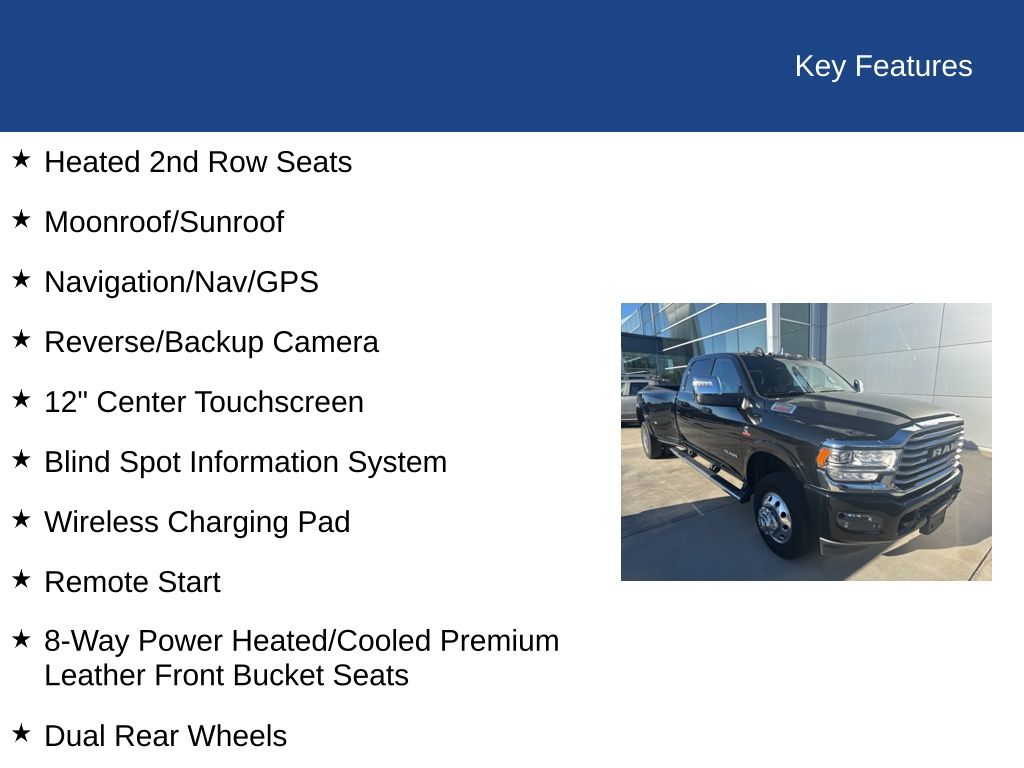 2023 Ram 3500 Limited Longhorn Crew Cab 4x4 8' Box