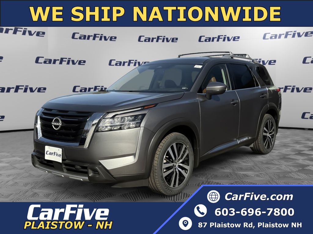 Gray (Gun Metallic) 2023 Nissan Pathfinder SUV / Crossover All-Wheel Drive 9-Speed Automatic