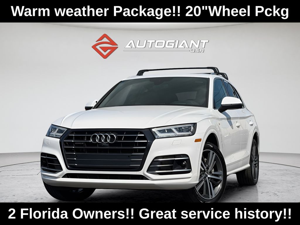 White 2020 Audi Q5 Hybrid Plug-in SUV / Crossover All-Wheel Drive 7-Speed Automatic