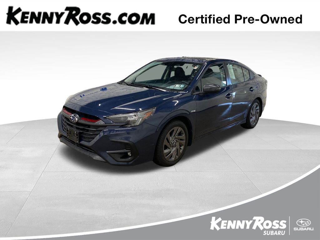 Cosmic Blue Pearl 2024 Subaru Legacy Sedan All-Wheel Drive Continuously Variable Transmission