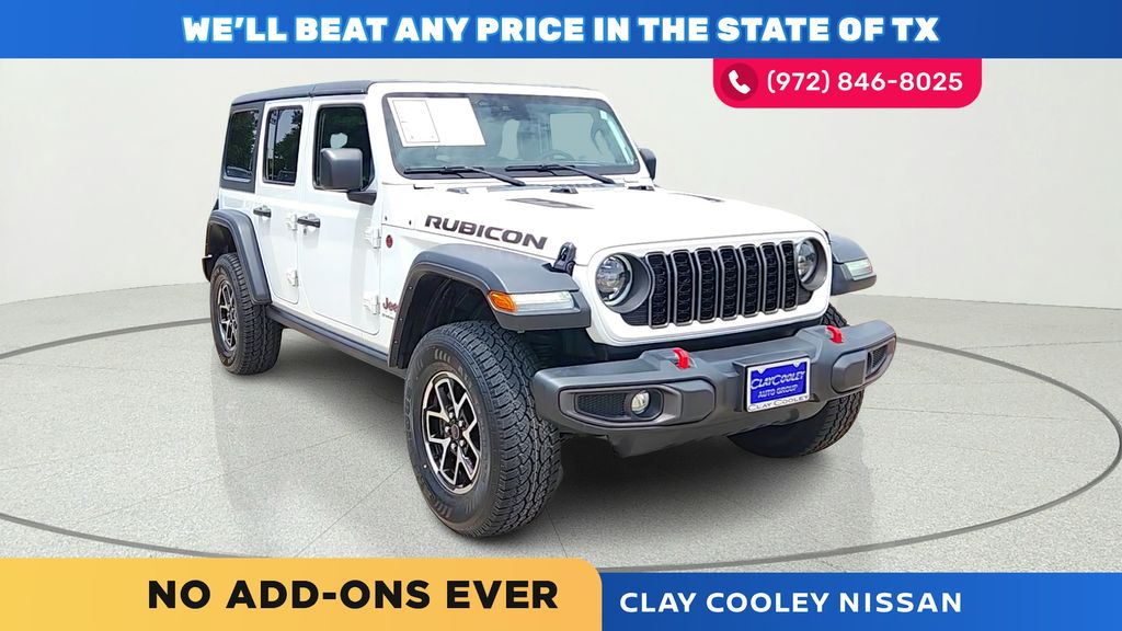 Bright White Clearcoat 2024 Jeep Wrangler SUV / Crossover Four-Wheel Drive 8-Speed Automatic