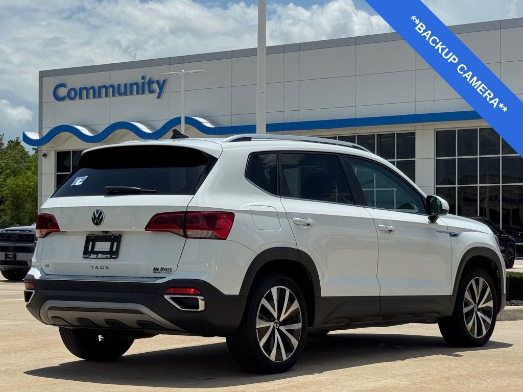2023 Volkswagen Taos 1.5T SE White at DeMontrond Automotive Group