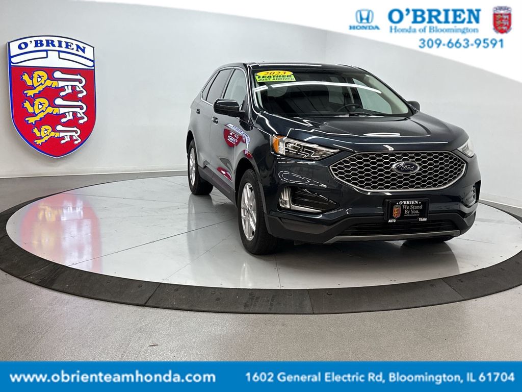 Blue Metallic 2023 Ford Edge SEL AWD SUV / Crossover All-Wheel Drive 8-Speed Automatic