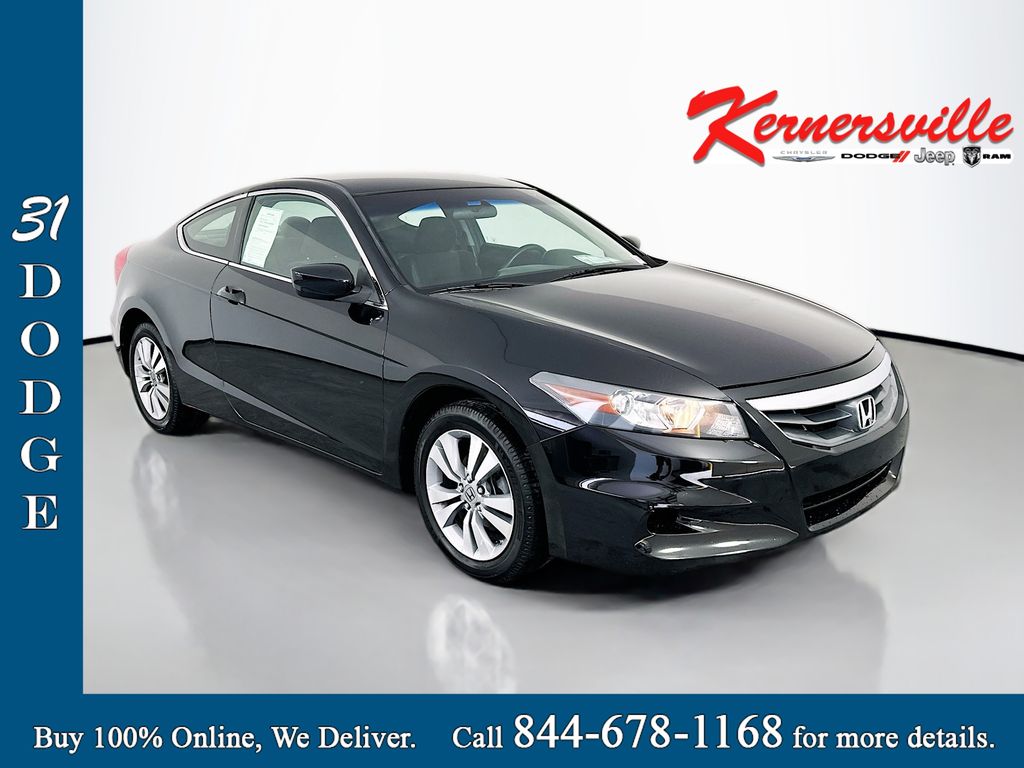 Black 2011 Honda Accord Coupe LX-Sport Coupe Front-Wheel Drive Automatic
