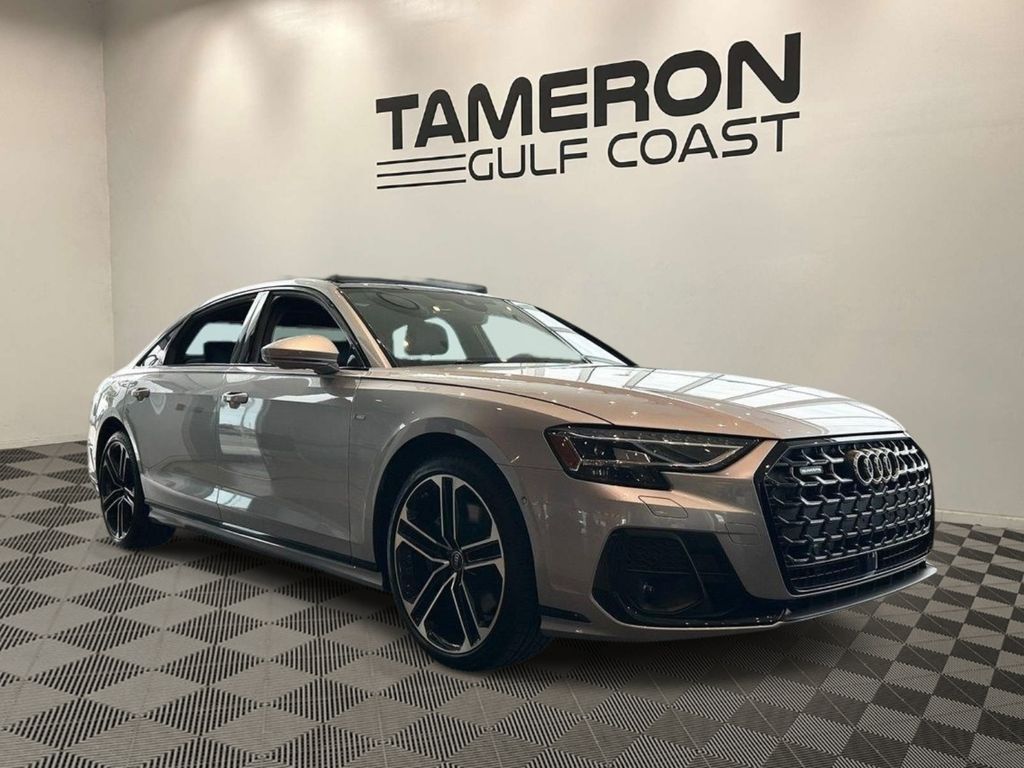 Florett Silver Metallic 2026 Audi A8 L quattro 55 TFSI Sedan All-Wheel Drive 8-Speed Automatic