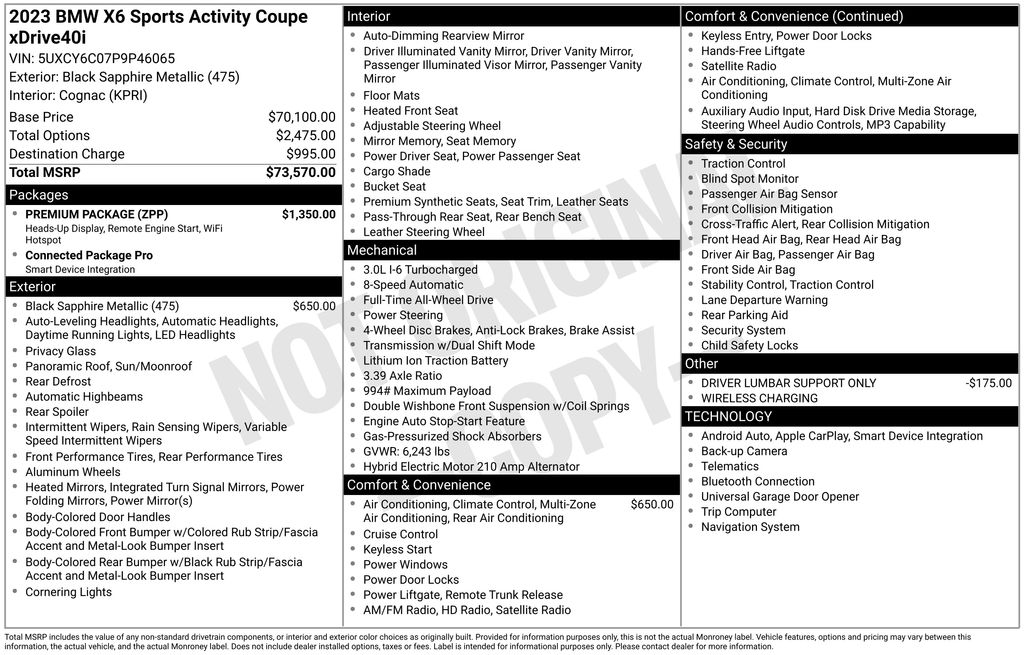 Certified Used 2023 Black BMW xDrive40i image 5