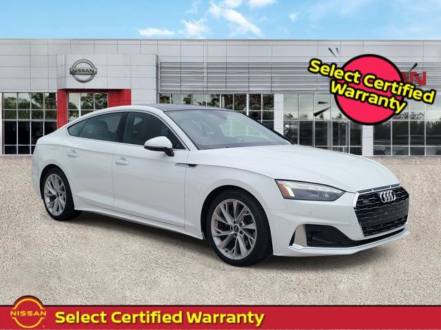 Ibis White 2022 Audi A5 Sportback Sedan All-Wheel Drive 7-Speed Automatic