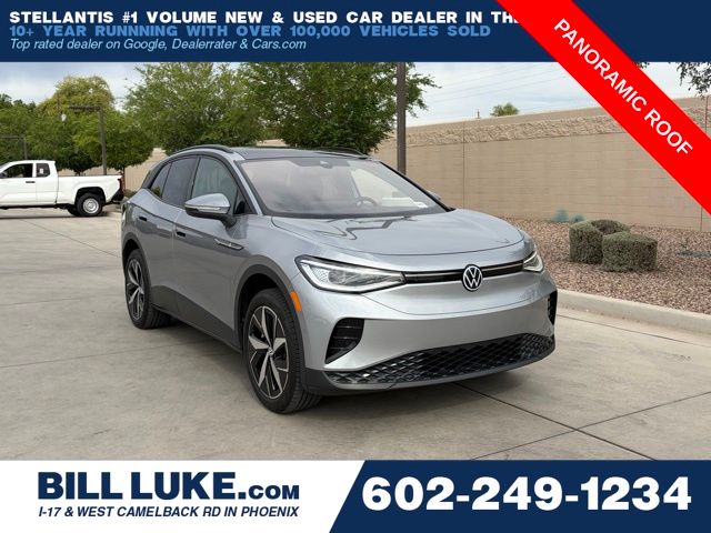 Silver Mist Metallic 2023 Volkswagen ID.4 Pro S AWD SUV / Crossover All-Wheel Drive Automatic