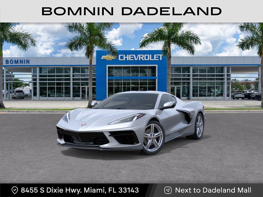 Silver Metallic 2026 Chevrolet Corvette Stingray 1LT Coupe RWD Coupe Rear-Wheel Drive 8-Speed Dual Clutch