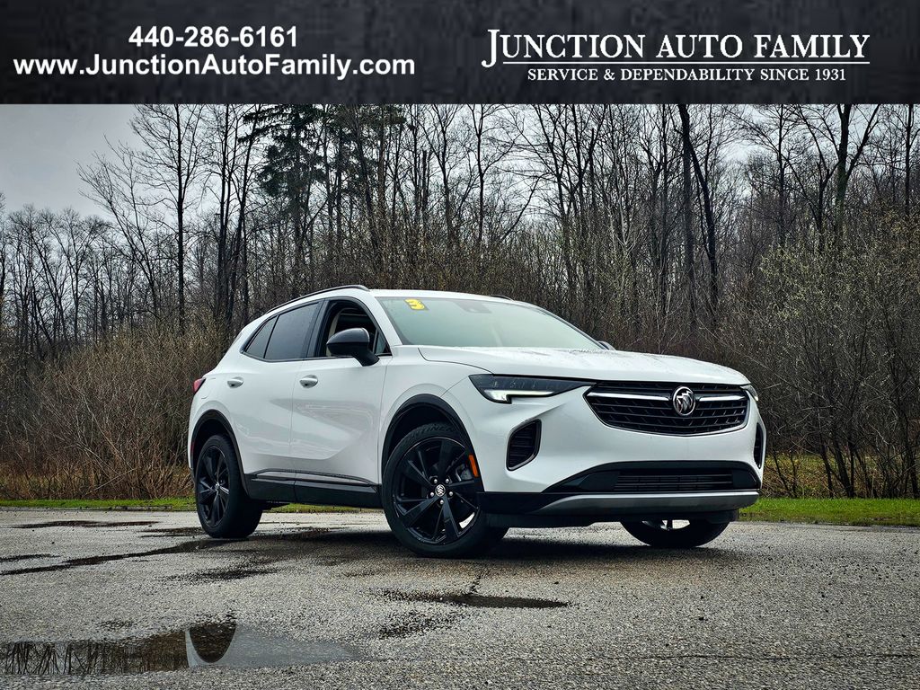 Summit White 2023 Buick Envision Essence AWD SUV / Crossover All-Wheel Drive 9-Speed Automatic