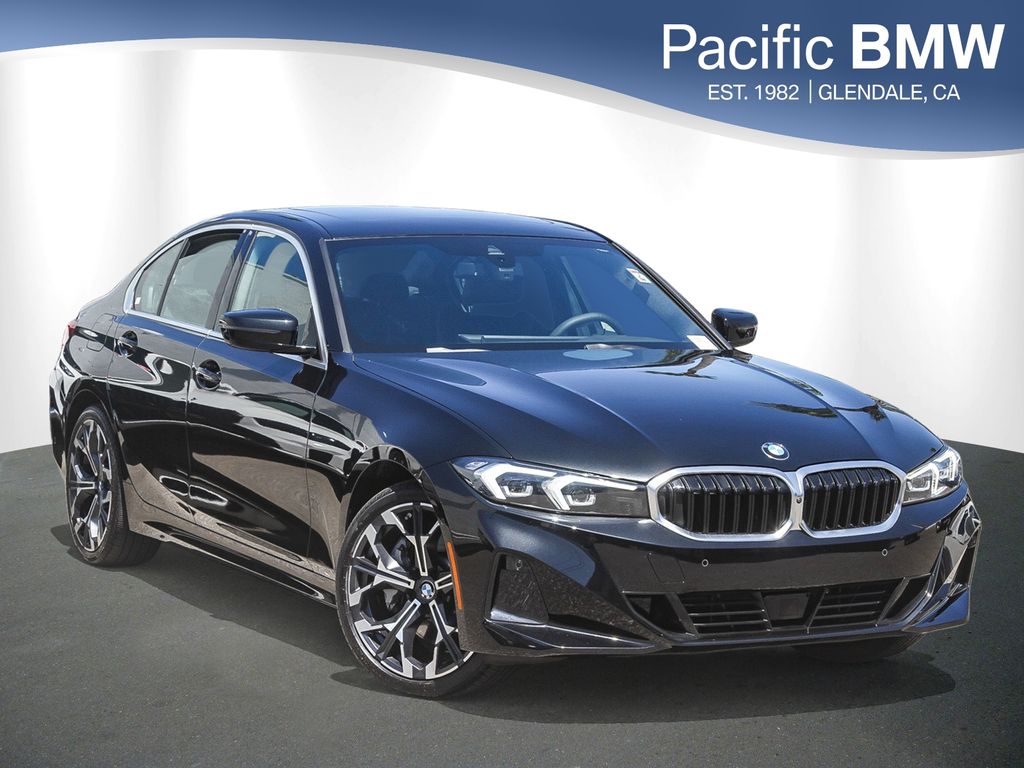 Black Sapphire Metallic 2025 BMW 3 Series Sedan Rear-Wheel Drive 8-Speed Automatic