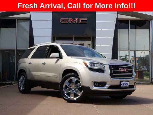 Sparkling Silver Metallic 2017 GMC Acadia Limited FWD SUV / Crossover Front-Wheel Drive 6-Speed Automatic